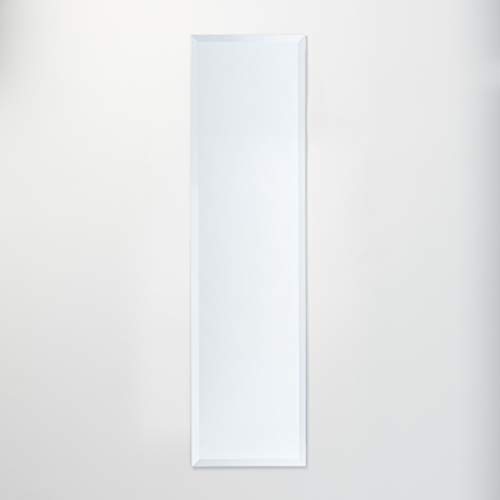 Better Bevel 12" x 48" Frameless FullLength Rectangle Mirror 1" Beveled Edge Wall Mirror