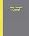 Journal: Every Thought Matters (Grey and Yellow) 8x10 - GRAPH JOURNAL - Journal with graph paper pag by Premise Content