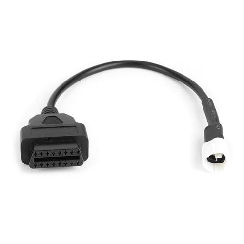 Aramox 3 Pin to Obd2 Diagnostic Adapter Connector Motorcycle Scanner Diagnostic Cable Fit for X-MAX N-MAX MT-125