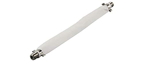 KnnX 28170 | Satellite Antenna flat window lead | F female to F female | Length: 20cm | White | Pack of 1