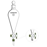 Pyrex Separatory funnel, 250mL 4mm Stopcock