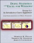 Doing Statistics with Excel for Windows Version 5.0: An Introductory Course Supplement for Explorati by Marilyn K. Pelosi, Theresa M. Sandifer, Jerzy J. Letkowski