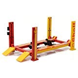 Four Post Lift Shell Oil for 1/18 Scale Diecast Model Cars by Greenlight 13517