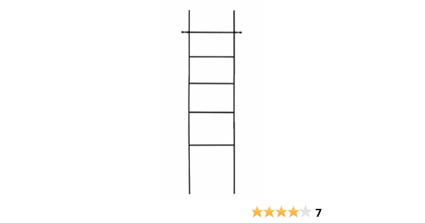 Wenko Escalera para Toallas, bambú, Negro, Klein, 57 x 170 x ...