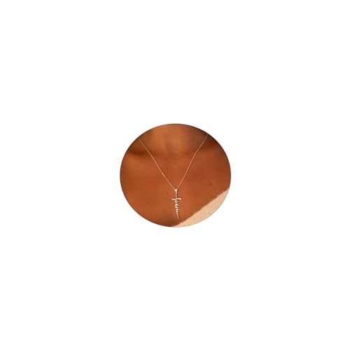 ASCOMY Cross Necklace for Women | 14K Silver Plated