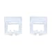 Tile Leveling System Clips - 800 Pcs Clips (2mm)