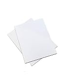 Source One Premium A Frame Replacement Sheets Coroplast Plastic Sign Boards White, Black, Yellow & Blue Available in Multiple Sizes