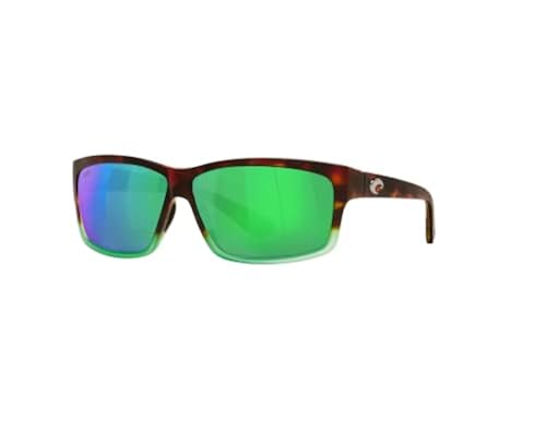 Costa Del Mar Cut 6S9047 904712 60MM 77 Matte Tortuga Fade/Green