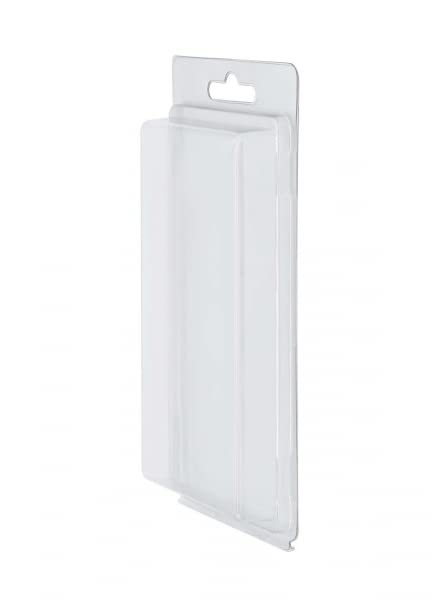 DOJA Industrial | Large self-closing blisters | PACK 50 | Interior 145x77x15 mm | Exterior 180x90x25 | 15 mm pr | Plastic packaging, transparent blister