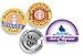 Princess 6pk SafetyTat Child ID Tattoos includes skin prep wipes and tattoo marking pen