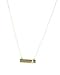 Personalized Initial Gold Bar Necklace