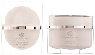 Forever Flawless Hydra Day Cream and Peeling Gel Set - Diamond Infused Powder Exfoliates and Prevents Aging Leaves Skin Smooth and Refreshing Good for Sensitive Skin F11
