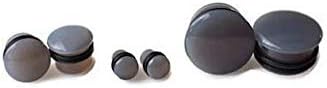 Intrepid Jewelry Grey Agate Single Flare Plugs