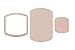Scosche MPKRGI MagicMount Pro Trim Rings and Replacement Plates for Mount Holders, Rose Gold