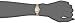 Armitron Women's 75/2474MOP Genuine Crystal Accented Gold-Tone Bracelet Watch