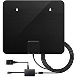 TV Antenna, Indoor Amplified HD Digital TV Antenna, 60 Mile Range with Detachable Amplifier Signal Booster, Super Fun and Free for Life