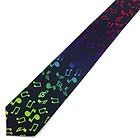 Music Note Rainbow Multicolor 2" Tie Necktie Unisex