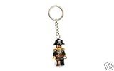 Lego Pirate Captain Keychain