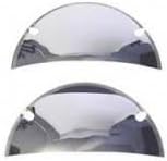 Exstream Lighting 7" Chrome Half Moon Covers