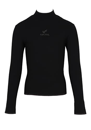 Kaporal Fille Kaporal Pull Fille Mod le ERMIN Couleur Black Taille 08A, Noir, 8 ans EU