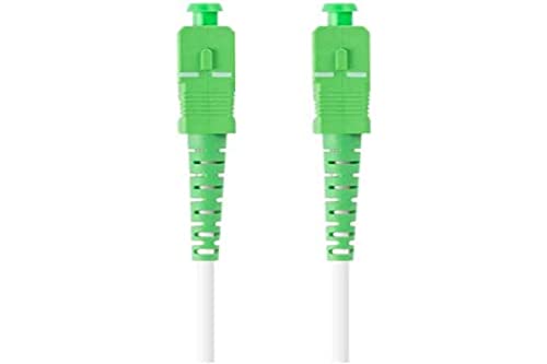 lanberg FIBER PLATIGUE 5M MONO SC/APC-SC/APC SIMPLEX G657A2 LSZH WHITE