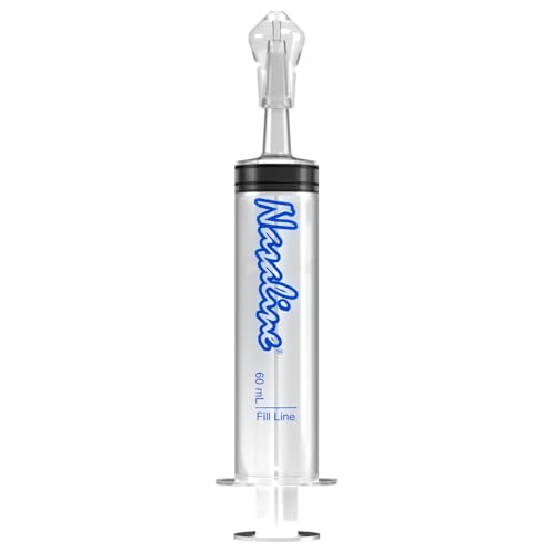 Squip Nasaline Nasal Rinsing System with 10 Premixed Saline Packets