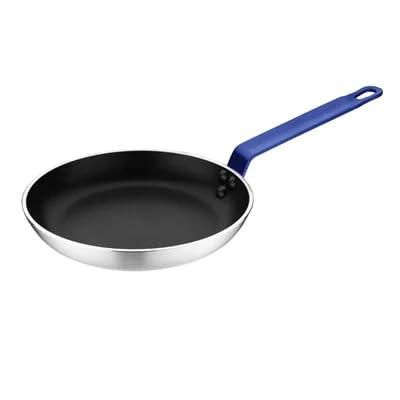 Hygiplas Aluminium Non-stick Teflon Frying Pan, Blue, 24cm - All Hobs Including Induction, Suitable for Everyday Use HT971