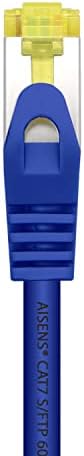 A146-0478 Cable de red latiguillo RJ45 LSZH Cat.7 600 MHz S/FTP PIMF AWG26, azul, 1.0m