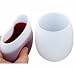 Silicone Wine Glasses (Set of 2) Beer Bar Party Cups - Flexible Glasses, Stemless Drinking Cups Shatterproof Drinkware