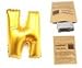 30 Inch Golden Helium Foil balloons Letters N