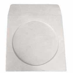 1,000 Tyvek CD/DVD Sleeves with Window & Flap