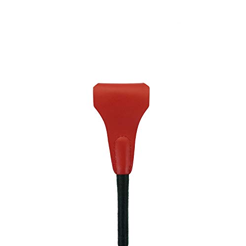 SCARLET KITTEN Riding Crop Horse Whip Spanking with Leather Loop Slapper Jump Bat (Red)