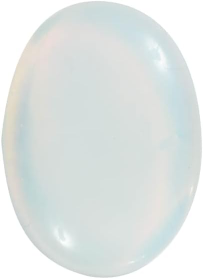 Indoor Fountains & Accessories - The Chrysalis Stone | Opalite | Worry Stone | Size 1.5” - 1.75” | 1 Pc | Crystals and Healing stones, Worry Stones for Anxiety, Reiki, Chakra, Witchcraft, Yoga, Meditation Accessories