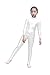 Kepblom Girls Shiny Metallic Mock Neck Unitard Long Sleeve Zipper Back One Piece Bodysuit Costume