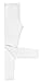 CAOMP Girls'%100 Organic Cotton Leggings for School or Play (9-10, White)