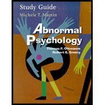 Abnormal Psychology, Doan, Robert, 0130871397