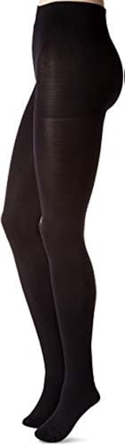 Hue Women's Plus Size Blackout Tights with Control Top, Black,