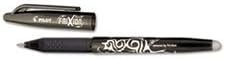 (6 Pack Value Bundle) PIL31550 FriXion Ball Erasable Gel Ink Stick Pen; Black Ink; .7mm