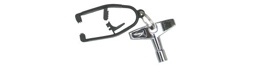 Ahead Klip-it Drum Key Black/Chrome