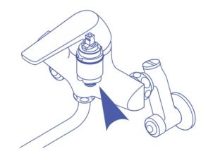 三栄水栓 【水栓用カートリッジ】シングルレバー用カートリッジ (三栄製E-MIXシリーズのシングルレバー混合栓専用) PU101-5XS