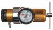 Western Enterprises OPA Compact Click-Style Regulators, Oxygen, CGA-870 Yoke, 3,000 psi Inlet