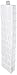 Honey-Can-Do SFT-01240 Hanging Shoe Organizer, White, 10-Shelf