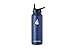 HYDRO CELL Stainless Steel Insulated Water Bottle with Straw - For Cold & Hot Drinks - Metal Vacuum Flask with Screw Cap and Modern Leakproof Sport Thermos for Adults (Navy 40oz)