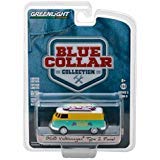1968 Volkswagen Type 2 Panel Van North Shore Surfboard Repair Company Blue Collar Collection Series 3 1/64 Diecast Model Car by Greenlight 35080 C