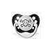 Personalized Pacifier - Skull - Black