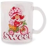 Silver Buffalo Strawberry Shortcake Sweet Glass Mug | Holds 18 Ounces