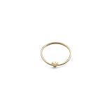 HONEYCAT 24k Gold Plated Tiny Heart Ring | Madewell, Minimalist, Delicate Jewelry, Celebrity Style