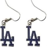 MLB Licensed Team Logo Dangle Earrings (LA Dodgers)