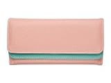 KLOUD City ® Pink Synthetic Leather Stone Pattern Double Layer Women Wallet