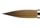 Escoda Optimo 2410 Oil & Acrylic Kolinsky Sable Paint Brush Round Pointed; Size 1
